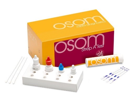 Strep A Dipstick Osom® CLIA Waived Infectious Disease Immunoassay Strep A Test Throat Swab Sample (50 Test/KT 18KT/CS) by Sekisui Diagnostics, LLC  ID 141
